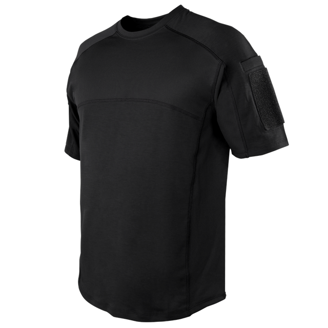 Trident Short Sleeve Battle Top - Black