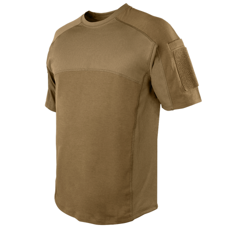 Trident Short Sleeve Battle Top - Tan