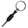 Black Flat Swivel Handcuff Key