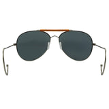 Air Force Style Aviator Sunglasses with Cable Temples
