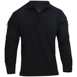 Rothco Solid 1/4 Zip Tactical Combat Shirt