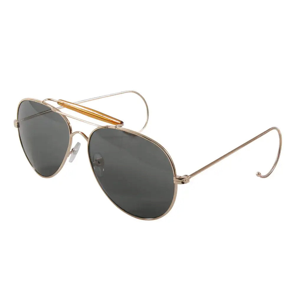 Flying Sun Wraparound Aviator Sunglasses