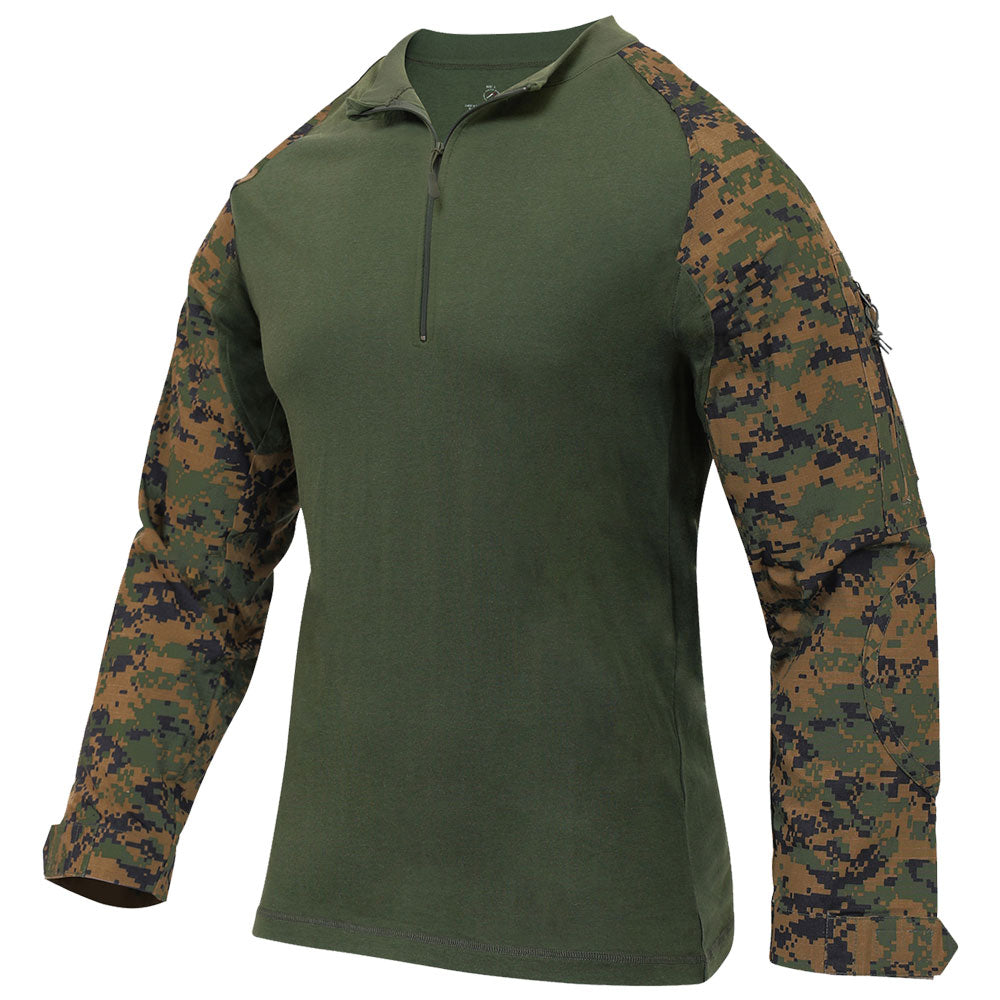 Rothco Camouflage 1/4 Zip Tactical Combat Shirt