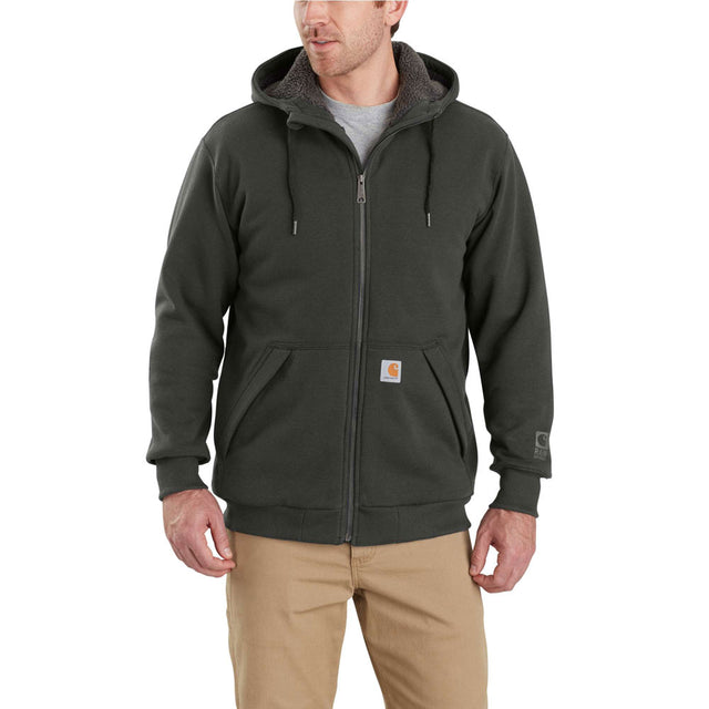 Carhartt Rockland Rain Defender Sherpa-Lined Hooded Sweatshirt