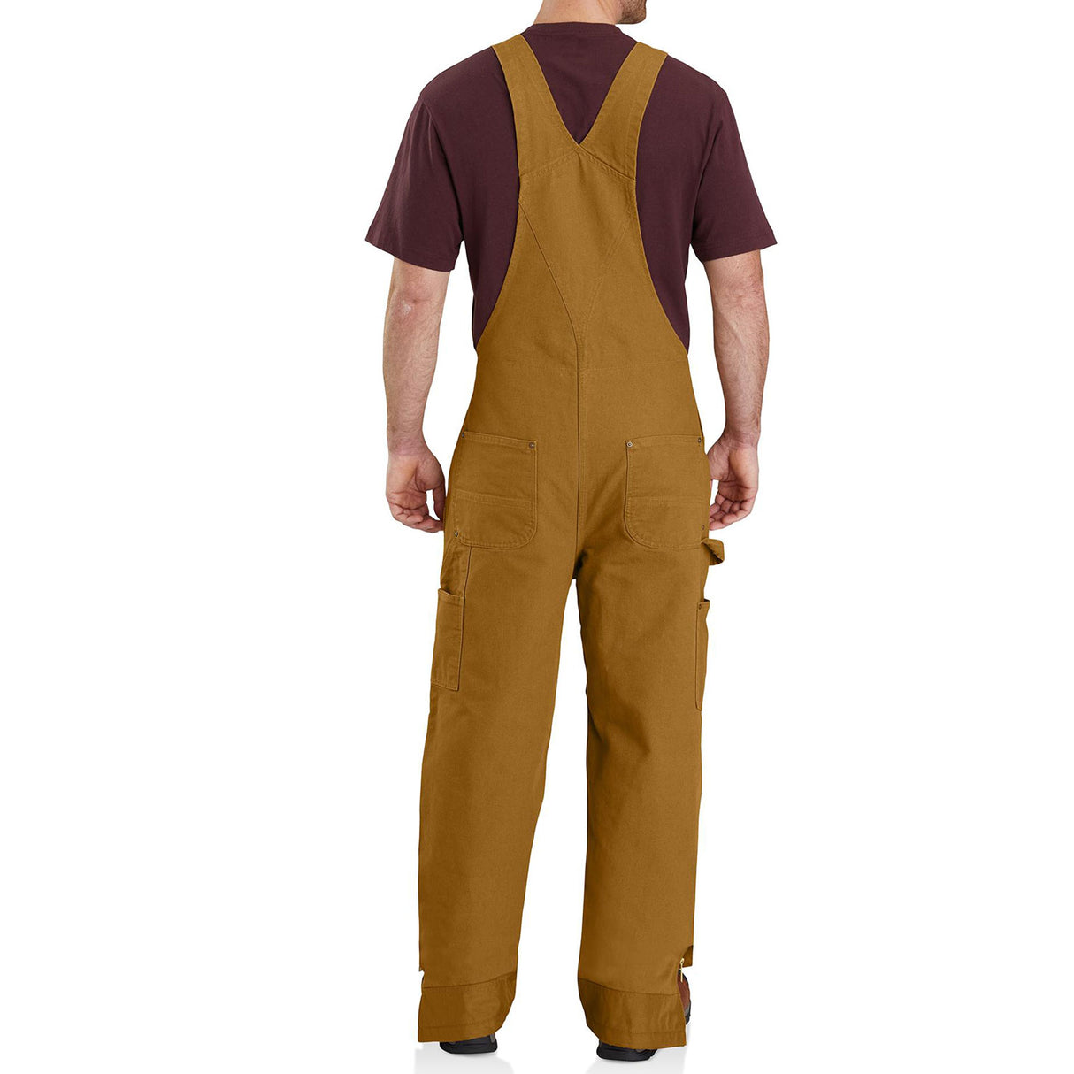 Carhartt Loose Fit Washed Duck Insulated Bib Overall