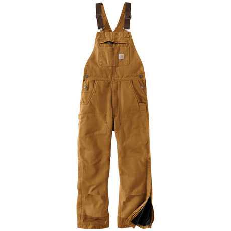 Carhartt Loose Fit Washed Duck Insulated Bib Overall