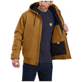 Carhartt Men's Washed Duck Quilt Lined Active Jac