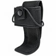 Hero's Pride universal radio holster, empty angled view