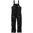 Carhartt Yukon Extremes Black Insulated Zip-Front Biberall