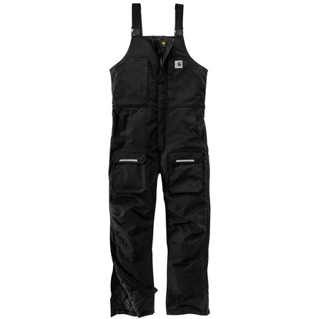 Carhartt Yukon Extremes Black Insulated Zip-Front Biberall