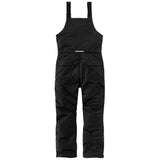 Carhartt Yukon Extremes Black Insulated Zip-Front Biberall