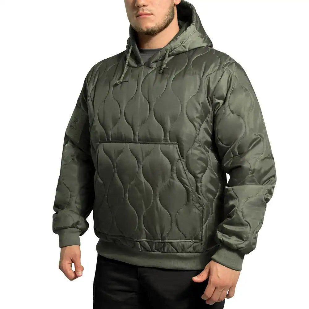 Rothco Quilted Woobie Hooded Sweatshirt