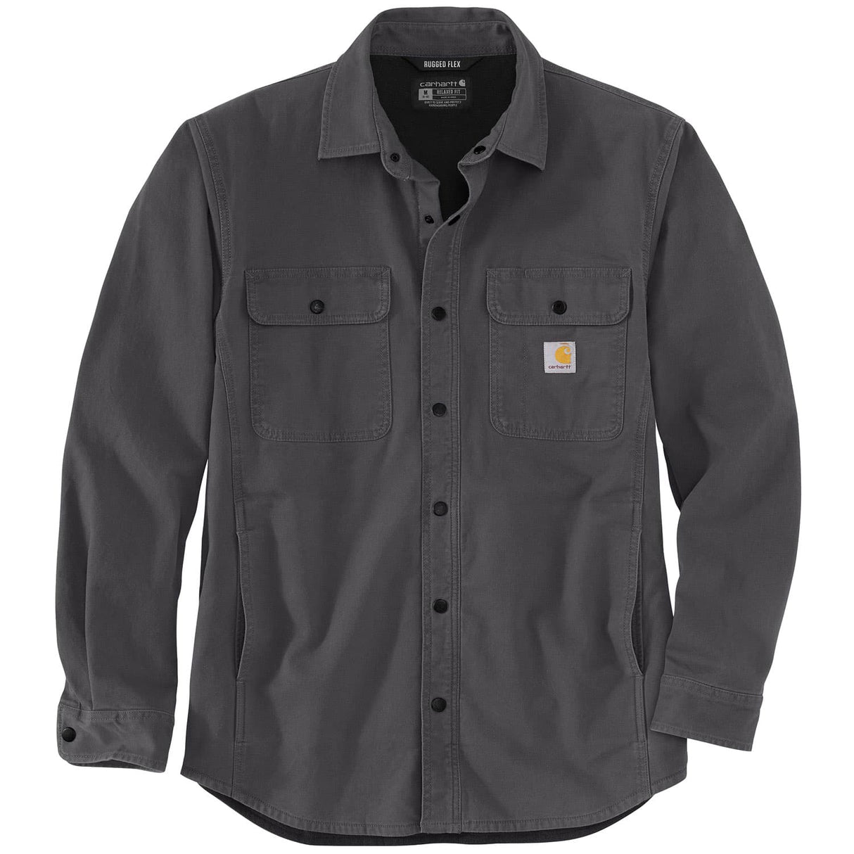 Carhartt Rugged Flex Relaxed Fit Canvas Fleece-Lined Shirt Jac