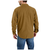 Carhartt Rugged Flex Relaxed Fit Canvas Fleece-Lined Shirt Jac