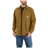 Carhartt Rugged Flex Relaxed Fit Canvas Fleece-Lined Shirt Jac