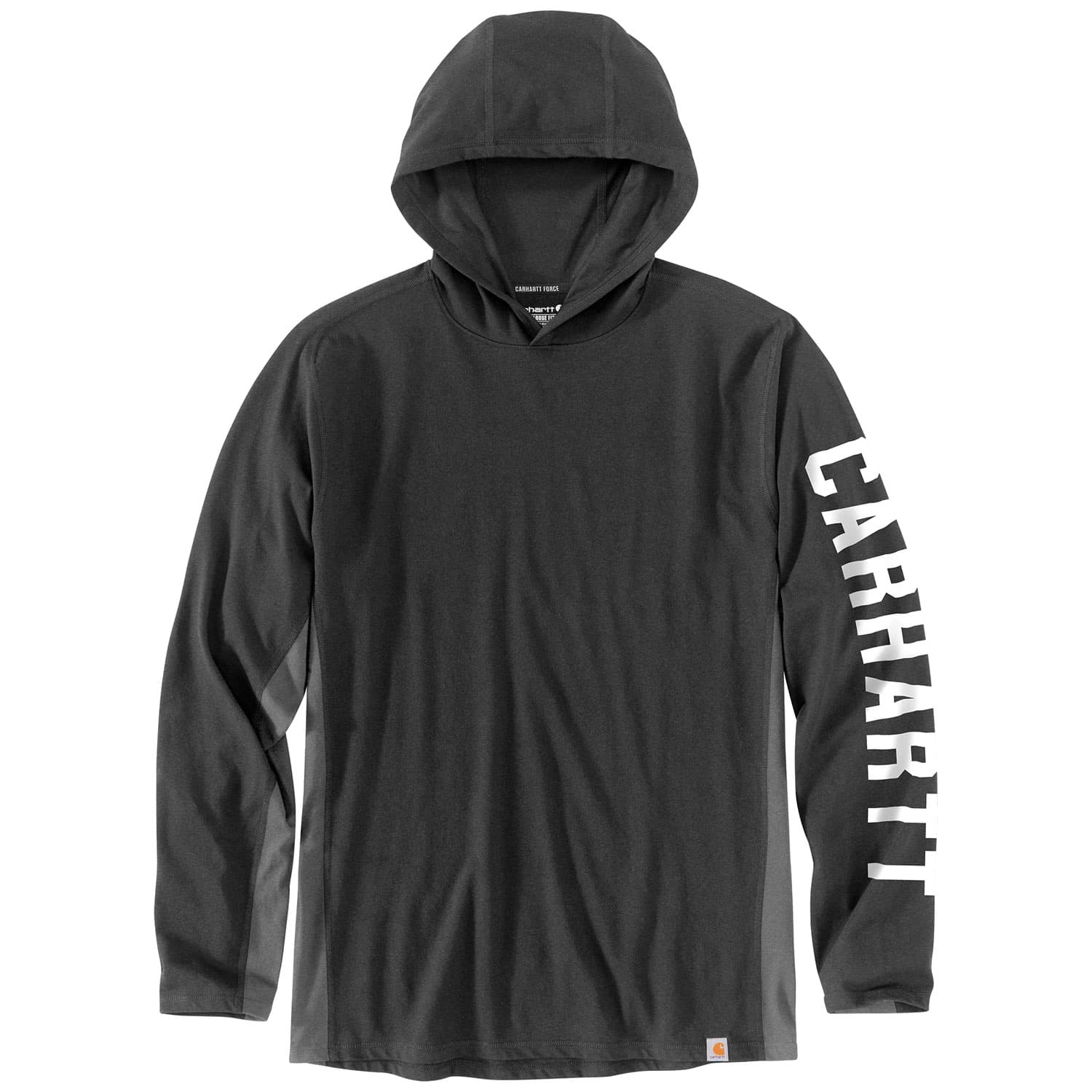 Carhartt Force Men's Hooded Logo Long Sleeve Shirt Carhartt Force Men's Hooded Logo Long Sleeve Shirt