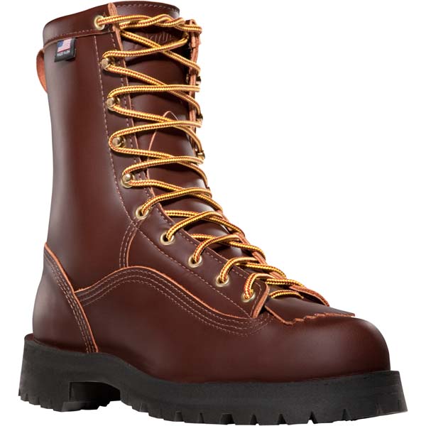 Danner Rain Forest 8-inch Brown Waterproof Work Boot