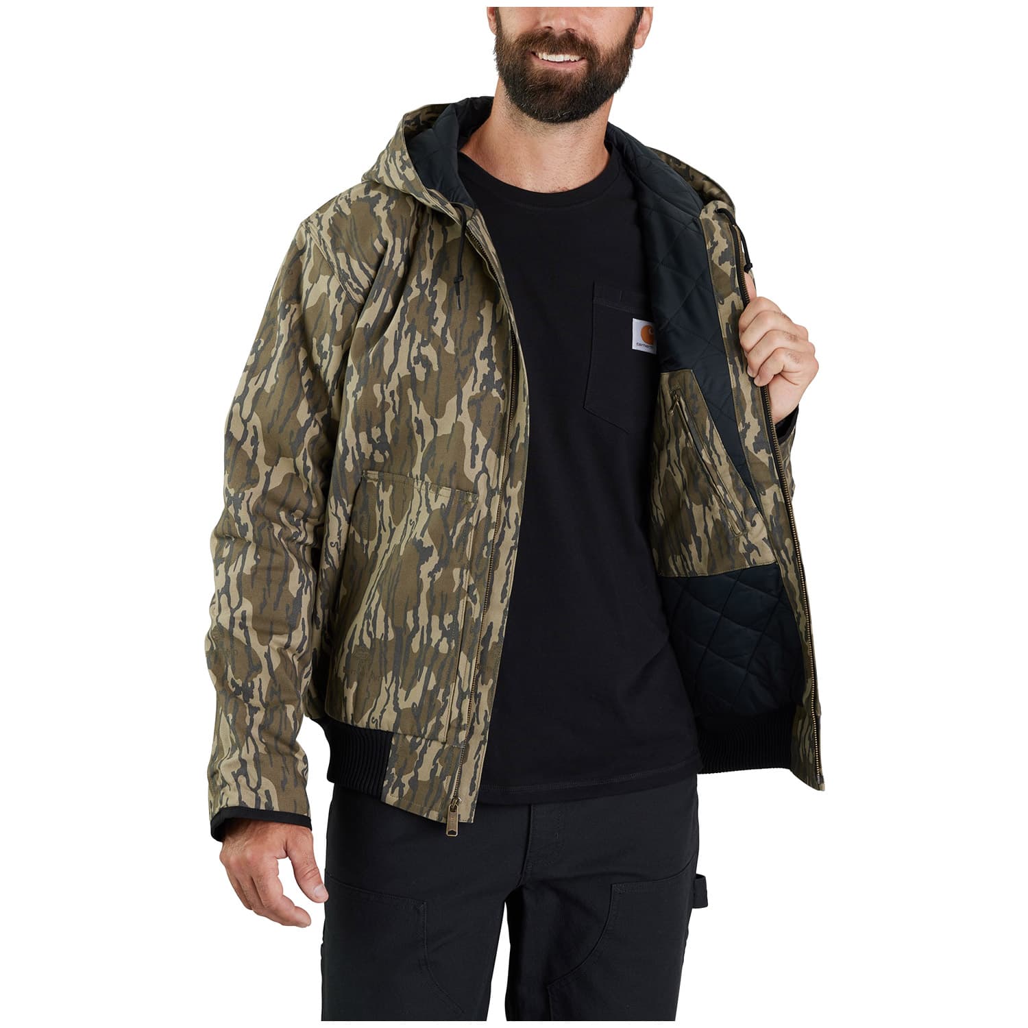Carhartt Flex Duck Loose Fit Mens Insulated Camo Active Jac