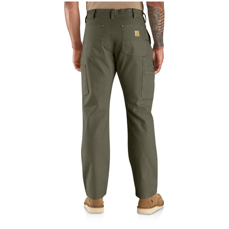 Carhartt Relaxed Straight Rugged Flex Dyed Duck Double-Front Men's Dungaree Pant