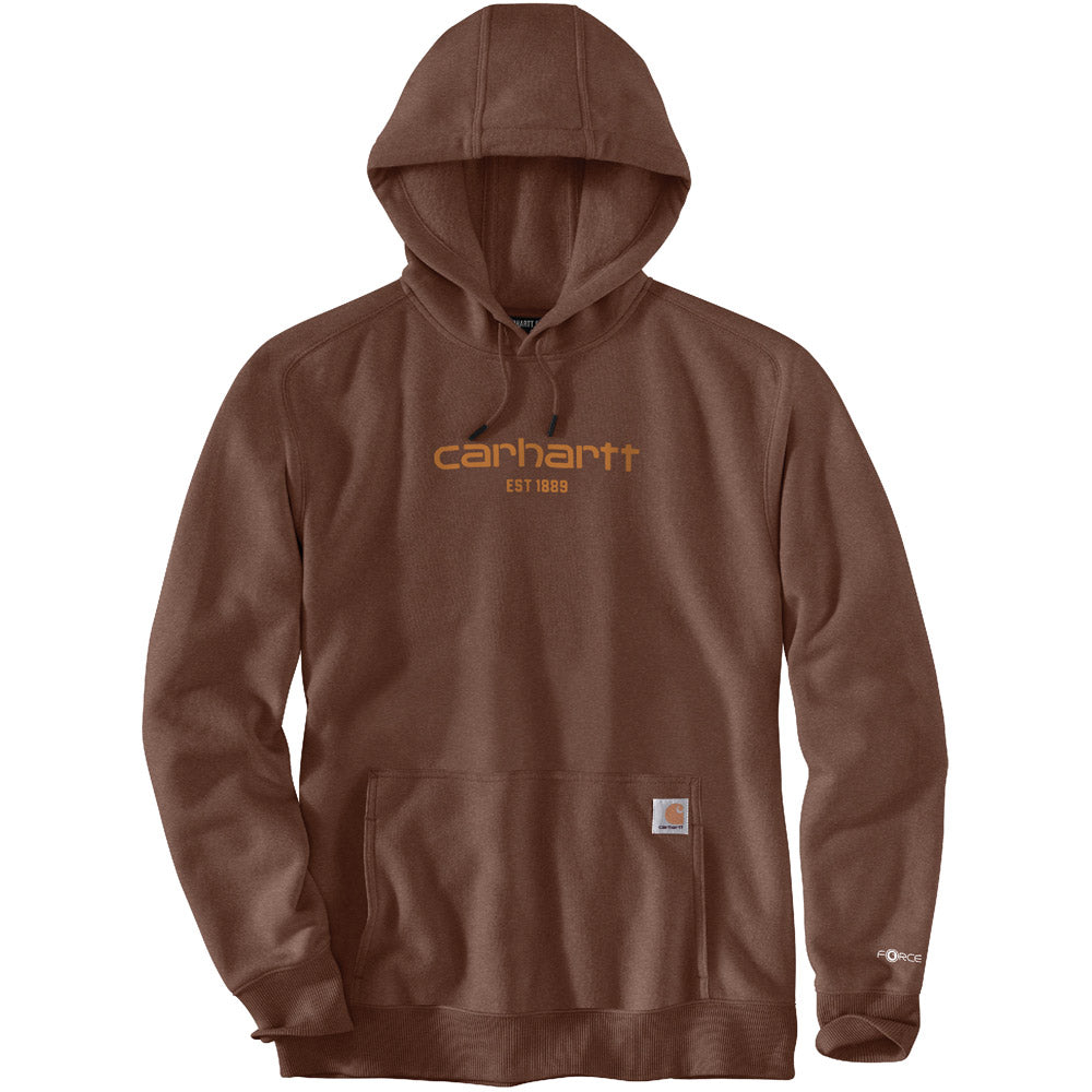 Carhartt Force Relaxed Fit Lightweight 1889 Logo Graphic Hooded Sweatshirt