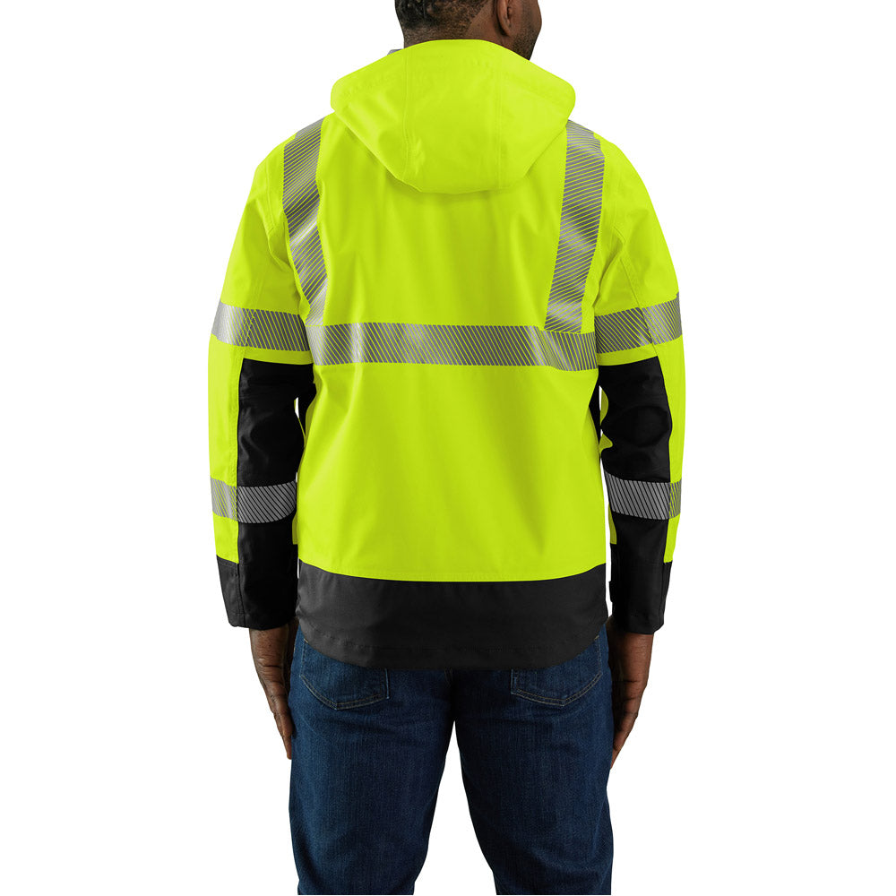 Carhartt High-Visibility Storm Defender Loose Fit Lightweight Class 3 Waterproof Jacket