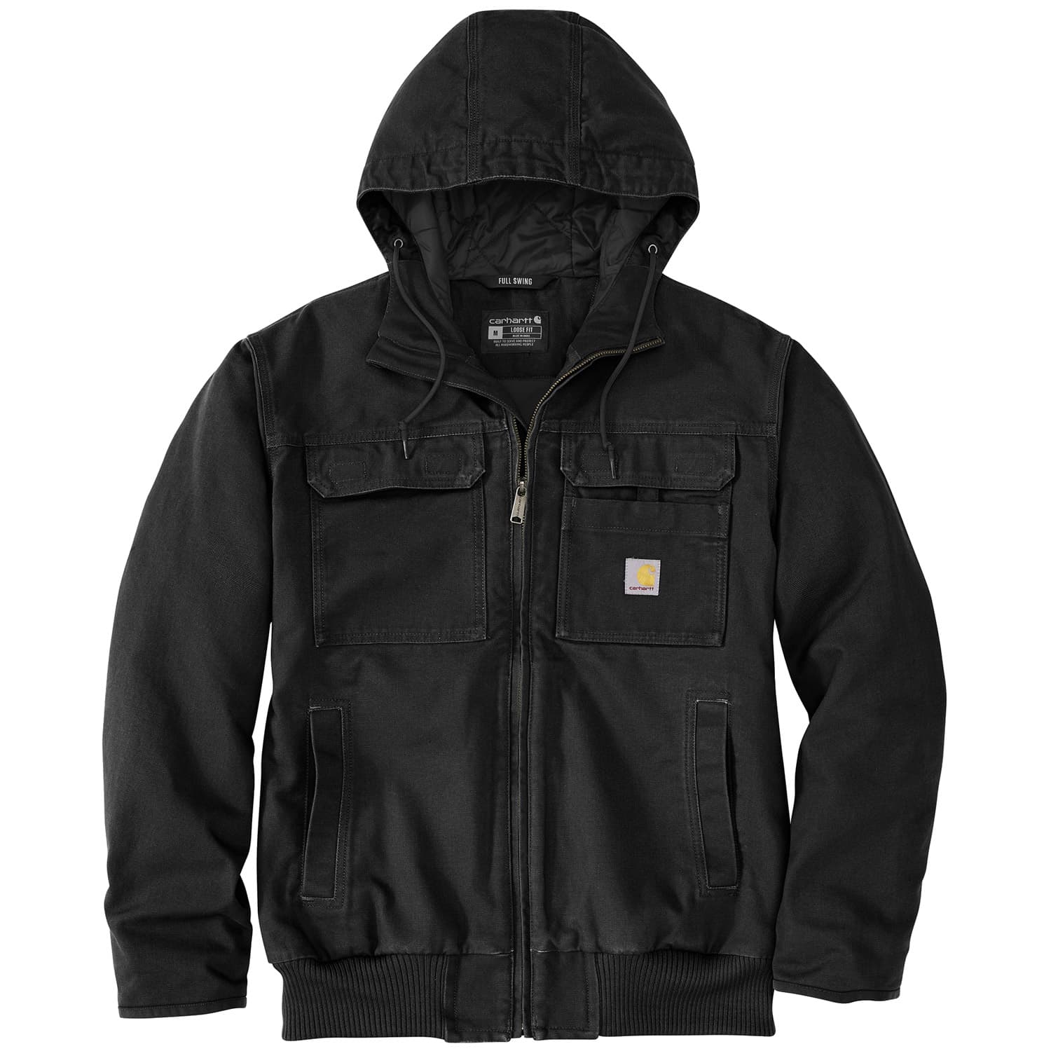 Carhartt ファッショナブルなジャケット M Carhartt Full Swing Loose Fit Wash Duck Insulated Active Jac