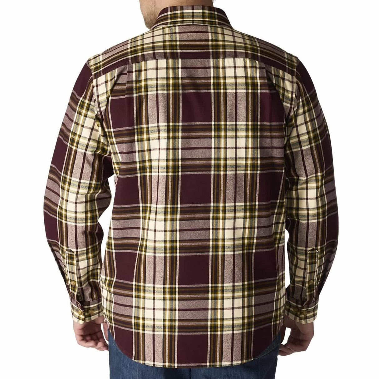 Carhartt Loose Fit Heavyweight Flannel Long-Sleeve Plaid Shirt