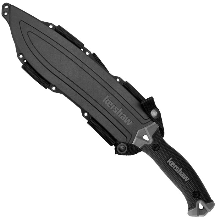 Kershaw Camp 10-inch Fixed Small Blade Survival Knife 1077