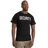 Double Sided Security T-Shirt with US Flag on Sleeve