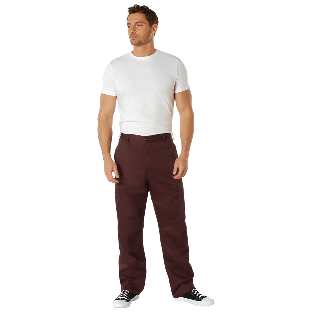 Maroon Military Basic BDU Cargo Pant