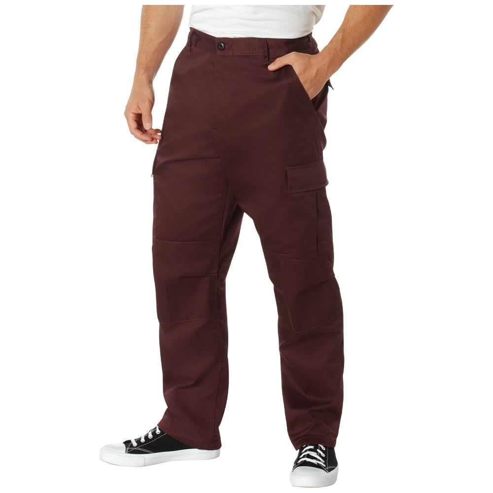 Maroon Military Basic BDU Cargo Pant