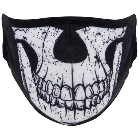 Half Skull 3-Layer Ear Loop Face Mask