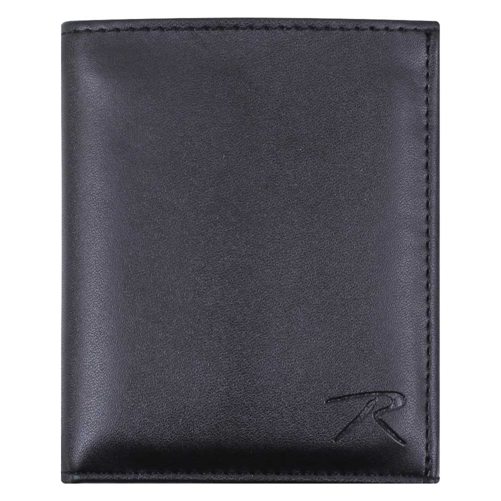 Rothco Trifold Leather ID & Badge Holder Wallet