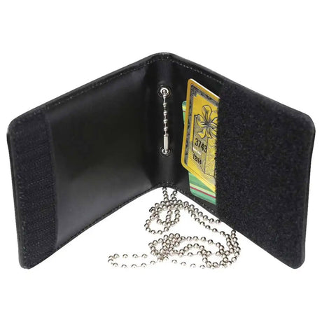 Rothco Leather ID & Shield Badge Holder with Neck Chain