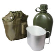 Olive Drab GI Plastic Canteen Kit with Cup and Cover