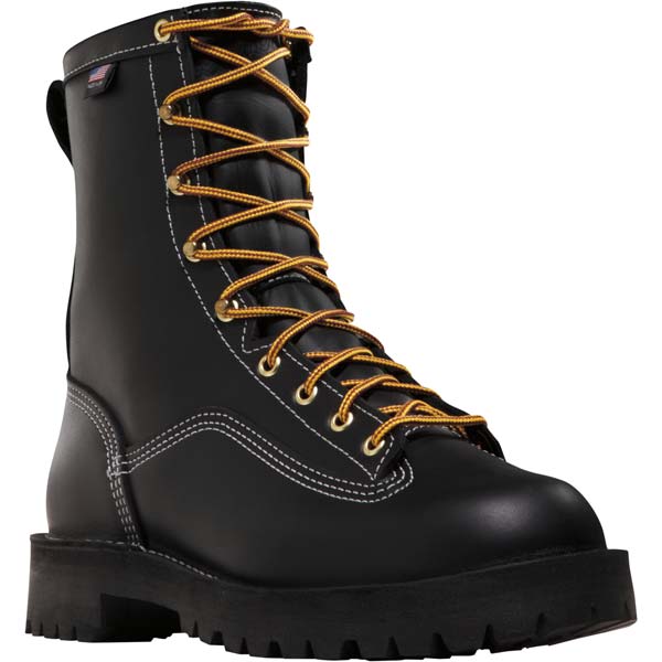 Danner Super Rain Forest 8-inch Black Waterproof Work Boot