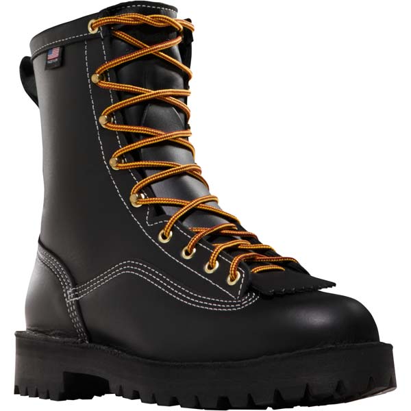 Danner Super Rain Forest 8-inch Black Insulated Work Boots