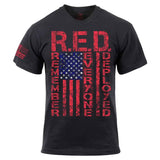 R.E.D. Remember Everyone Deployed Athletic Fit Military T-Shirt