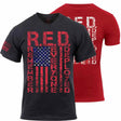 R.E.D. Remember Everyone Deployed Athletic Fit Military T-Shirt