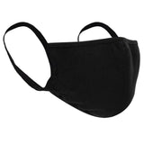 Black Stretchy 3-Layer Polyester Ear Loop Face Mask