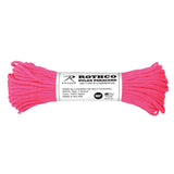 USA Made Enhanced Nylon Neon Pink Paracord - 100 Foot