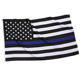 Thin Blue Line Police Flag