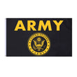 3 x 5 Foot US Army Black and Gold Military Flag