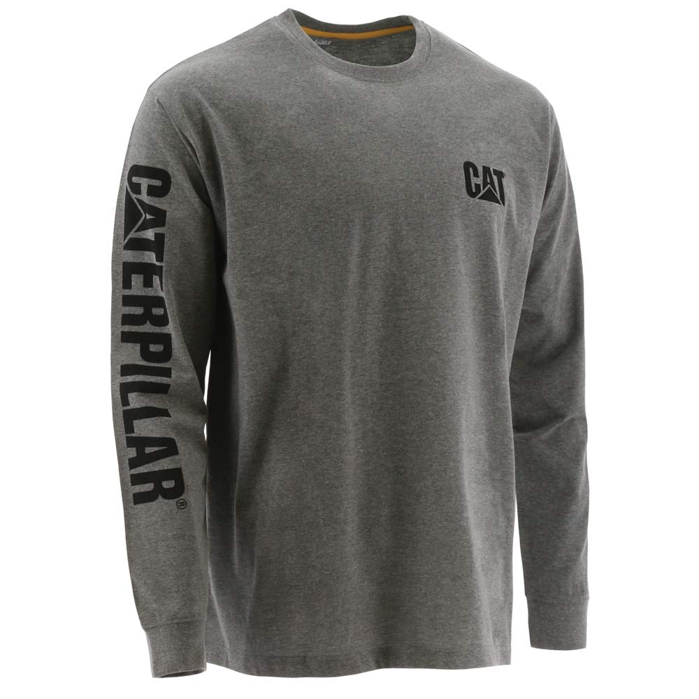 Caterpillar Trademark Banner Long Sleeve T-Shirt