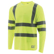 Caterpillar Class 3 Reflective Long Sleeve Hi-Vis Yellow T-Shirt