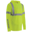 Caterpillar Class 2 Reflective Hi-Vis Hooded Long Sleeve T-Shirt