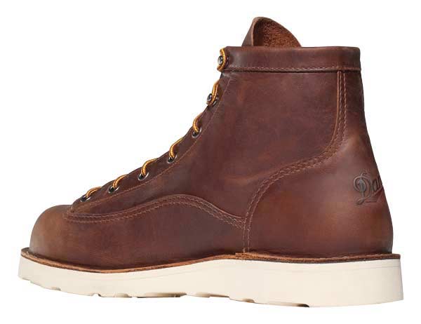 Danner Bull Run 6-inch Brown Vibram Cristy Plain Toe Work Boots - 15552