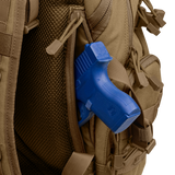 Commuter Backpack - concealed carry compartment detail