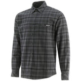 CAT Stretch Flannel Woven Plaid Buttondown Men's Shirt