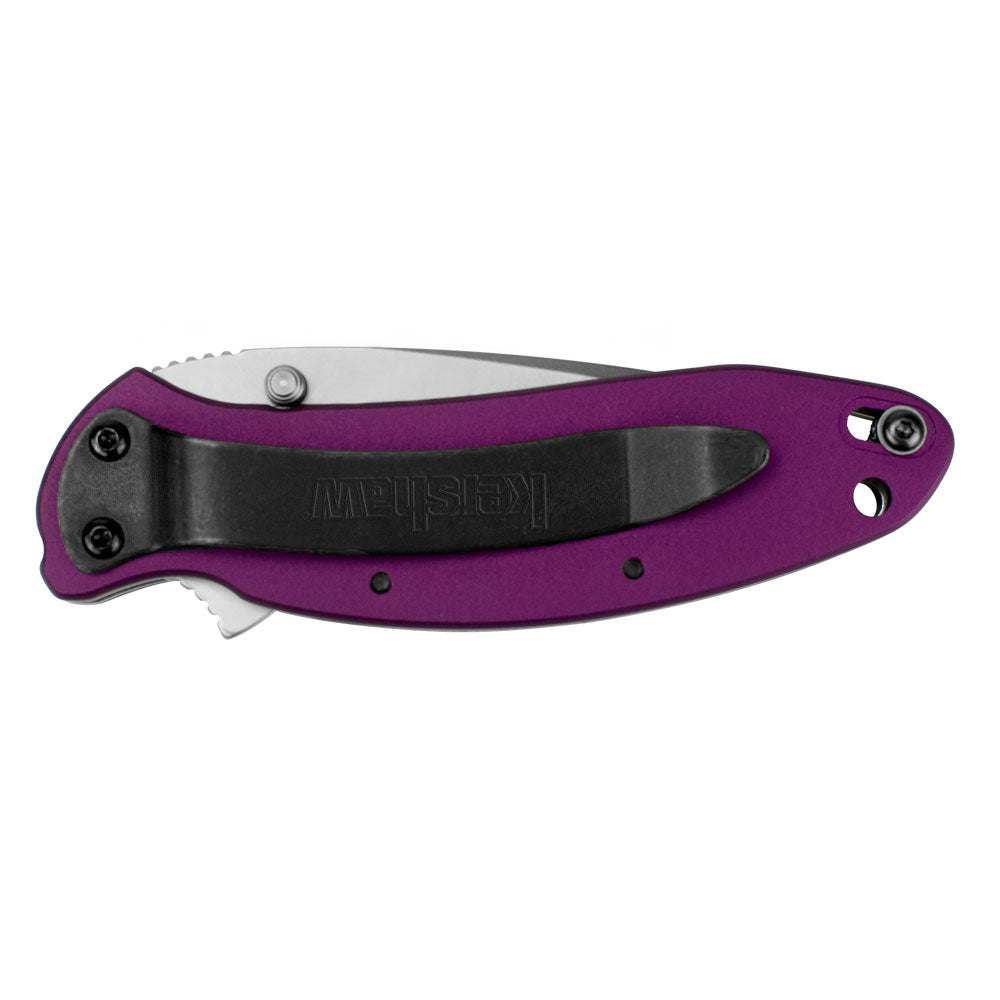 Kershaw Scallion Purple 2.4-Inch Assisted Opening Folding Knife